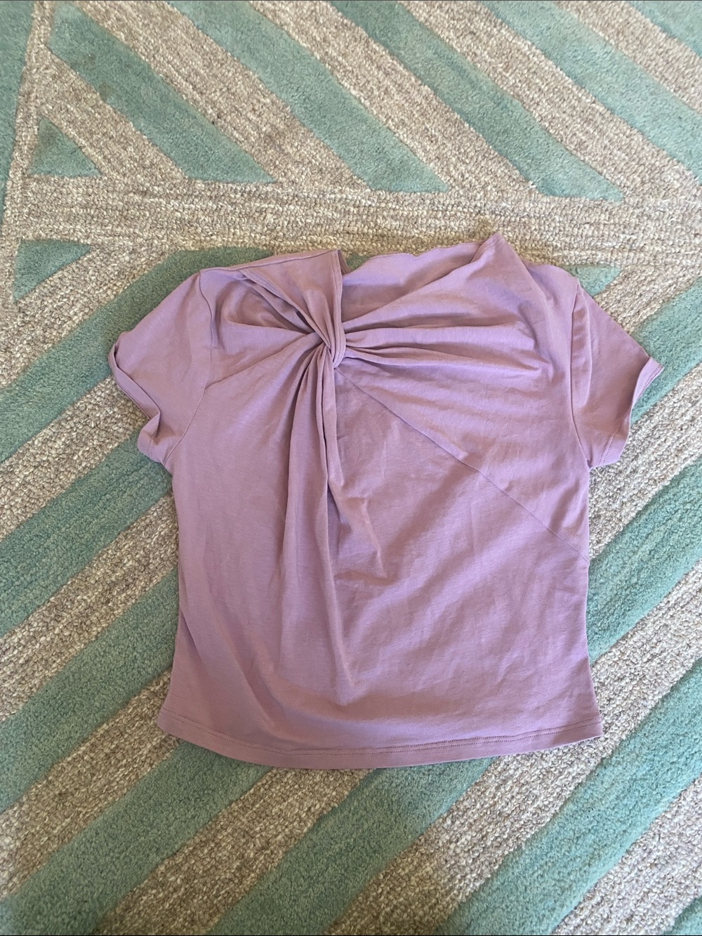Lululemon Asymmetrical Twist Front Tee